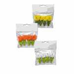 Blumen mit Clip 5,5cm 4er 3fach sortiert, aus Filz, im...