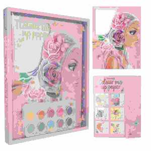 DEPESCHE VERTR. Colour me up Paper TOPModel, mit Pinsel & Farbpalette