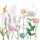 Servietten 33x33cm Botanica, 3-lagig, 20 Stück, Partytime,