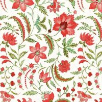 BRAUN & COMPANY  Servietten 33x33cm  Paisley Flower...