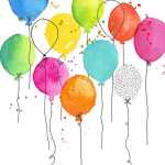 Servietten 33x33cm Baloon Party, 3-lagig, 20 Stück,...