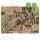 Geschenkpapier 70cmx2m News schwarz, Kraftpapier By nature