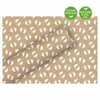 BRAUN & COMPANY  Geschenkpapier 70cmx2m  Baby Feet...