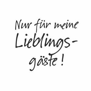 Servietten 33x33cm Lieblingsgäste, 3-lagig, 20 Stück, Partytime