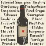 Servietten 33x33cm Lieblingswein, 3-lagig, 20 Stück,...