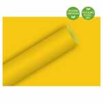 Geschenkpapier 70cmx2m Uni Duo gelb/lime, Kraftpapier, By...
