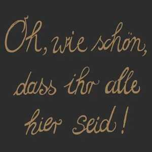 Servietten 25x25cm Oh, wie schön Black Night, 3-lagig, 20 Stück,