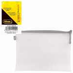 Reißverschlusstasche A4 Idena Mesh weiß,...