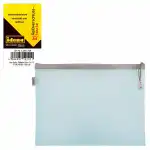 Reißverschlusstasche A4 Idena Mesh blau,...