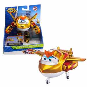 Super Wings EU750231 - Transformations-Flugzeug Golden Boy,