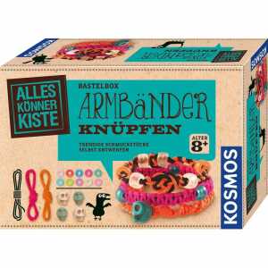 AllesKönnerKiste Armbänder knüpfen. DIY-Bastelset Bunt