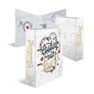 Herma Rezeptordner Karton A4, 7 cm Rückenbreite Cooking with Love