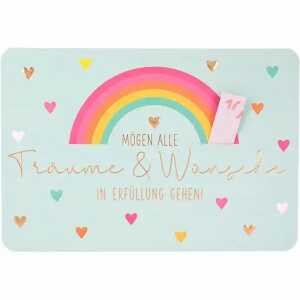 Klappkarte Kunterbunt Motiv 24, Depesche