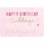 Klappkarte Kunterbunt Motiv 32, Depesche