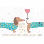 Klappkarte Kunterbunt Motiv 33, Depesche