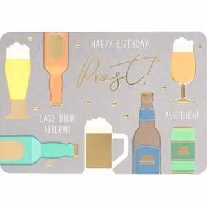 Klappkarte Kunterbunt Motiv 34, Depesche