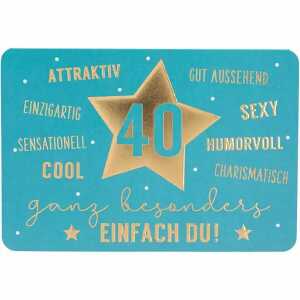 Klappkarte Kunterbunt Motiv 43, Depesche