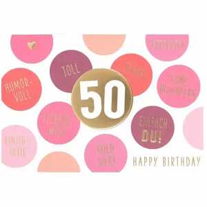 Klappkarte Kunterbunt Motiv 44, Depesche