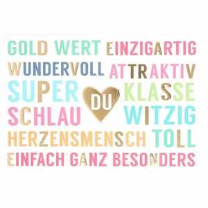 Klappkarte Kunterbunt Motiv 66, Depesche