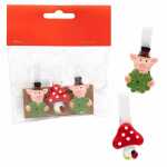 Glücksbringer auf Klammer 3er Set