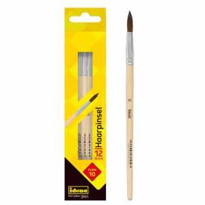 Idena Haarpinsel Größe 10 FSC100%