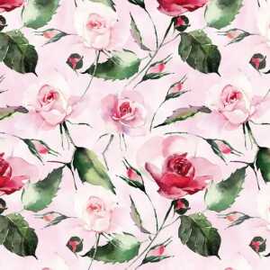 Anniversary House Tiflair Blush Pink Powdery Roses Lunch-Servietten