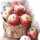 Servietten 33x33cm Pommes Rouges, 3-lagig, 20 Stück, ti-flair