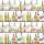 Servietten 24x24cm Cocktail Bar, 3-lagig, 20 Stück, ti-flair