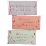 Dekoschild Kornelia 40x20cm 3fach sortiert