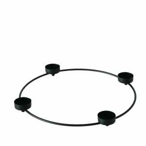 Teelichthalter Ronda 30cm schwarz