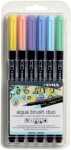 Pinselstifte Aqua Brush Duo Pastellfarben 6er,...