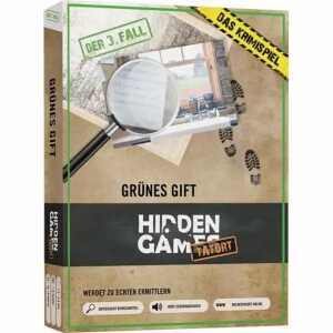 Hidden Games Tatort Grünes Gift, 3. Fall, für 1 bis 6 Spieler,