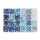 Glasperlen-Schmuckset blau 360teilig, Perlen-Durchmesser 5 mm, Glorex