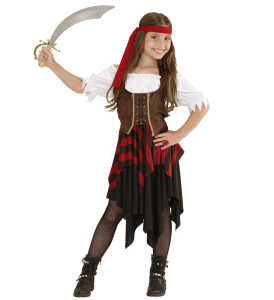 Kinderkostüm Piratin Set Gr.116