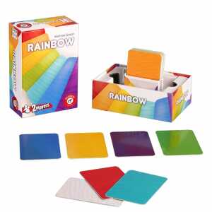 Kartenspiel Rainbow das Merkduell, Für 2 Personen,, Piatnik