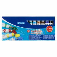 KOH Acrylfarben- 12er Set , matt , - 12 x 12 ml