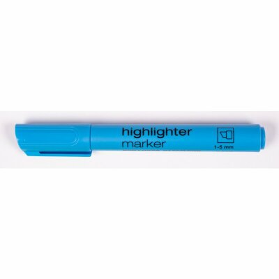 KOH KOH-Hardtmuth-Highlighter 2206, Meißel, Blau, Faser-Stifte, Stifte, Tinten & Fibre Stifte