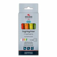 KOH KOH-Hardtmuth-Set Textmarker 2206 4, Faser-Stifte,...