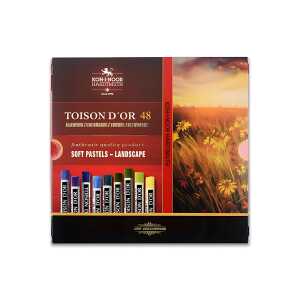 KOH Pastellkreide rund weich f Künstler 48er Pack Landschaft