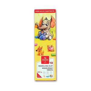 KOH Modelliermasse- Knetmasse 10er Pack/Schachtel - 200 g El