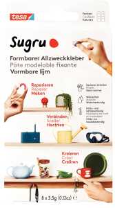 Formbarer Allzweckkleber Sugru, 8er-Pack (8 x 3,5 g), 8 x weiß
