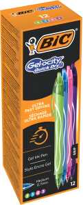Gelroller Quick Dry, 0,3 mm, sortiert, 1 Packung = 4 Stück