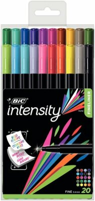 Fineliner Intensity, sortiert, 1 Etui = 20 Stück