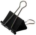 Foldbackklammern, schwarz vernickelt, 41 mm lang, 1...