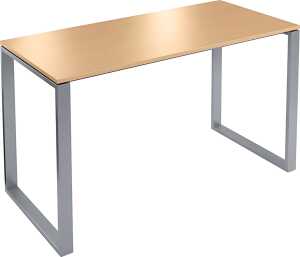 Stehtisch Gestell: Alusilber, Buche, Höhe: 1100mm / 1600mm 800mm