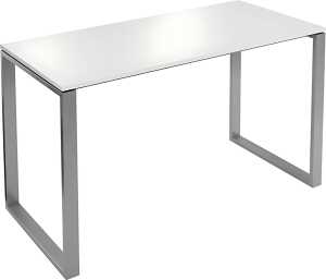 Stehtisch Gestell: Alusilber, Weiß, Höhe: 1100mm / 1600mm 800mm