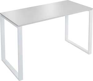 Stehtisch Gestell: Weiß, Lichtgrau, Höhe: 1100mm / 1600mm 800mm