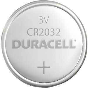 Lithium Knopfzellen, Elektronics, CR2032, 3 V VE = 1 Blister = 4 Stück