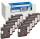 Schriftband 9 mm x 4 m, kompatibel zu 40913/S0720680, schwarz auf weiß
