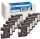 Schriftband 12 mm x 7 m kompatibel zu 45013/S0720530, schwarz auf weiß